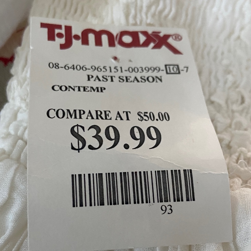Woman White Eyelet Cotton Dress FP One - Picture 4 of 4